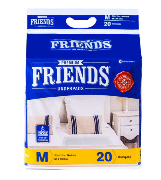 Пелюшки Friends одноразові 60см х 60см 20 шт/пак M